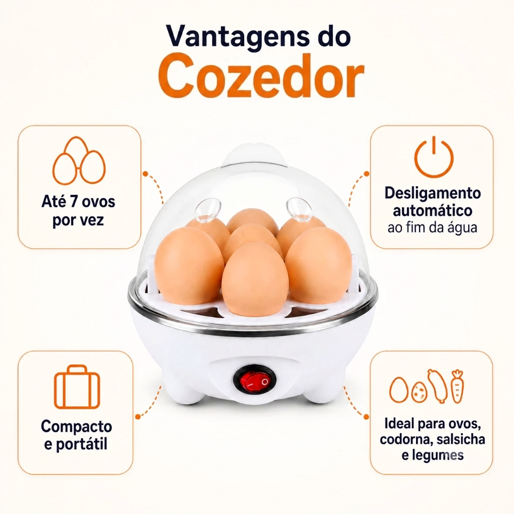 Cozedor Elétrico de Ovos